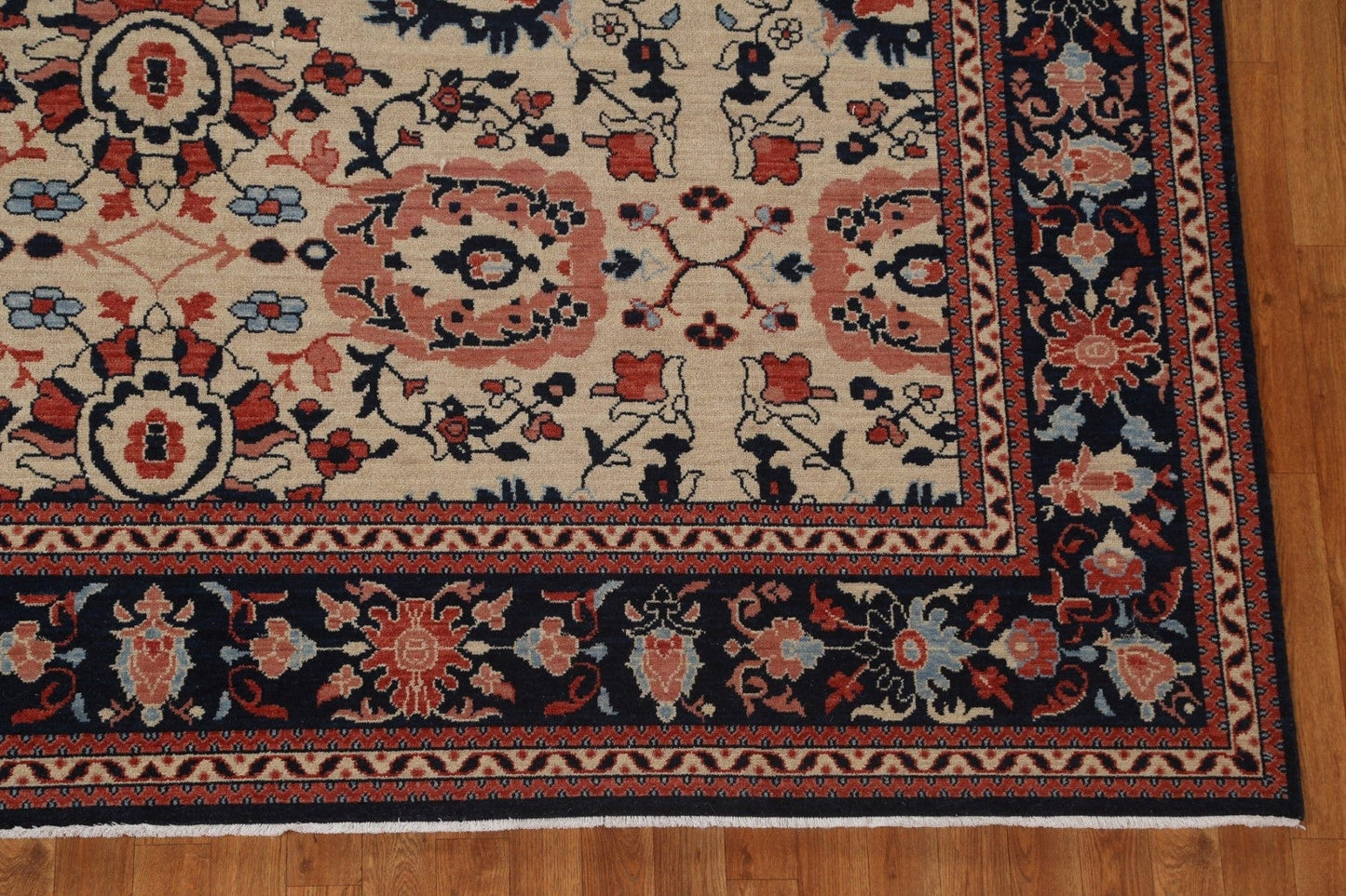 All-Over Floral Sultanabad Ziegler Turkish Rug 9x12