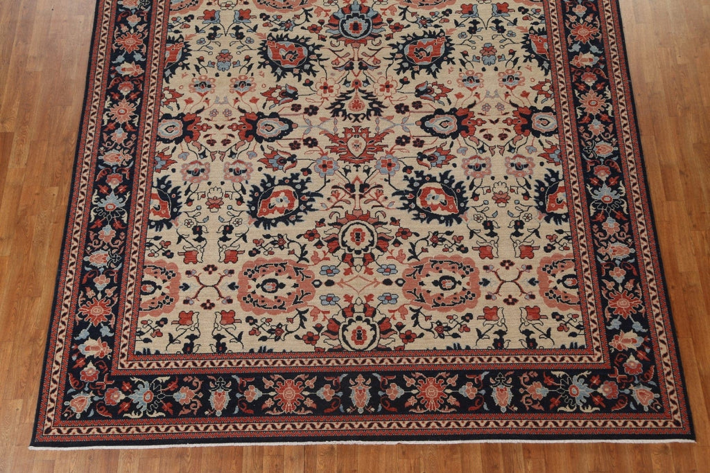 All-Over Floral Sultanabad Ziegler Turkish Rug 9x12