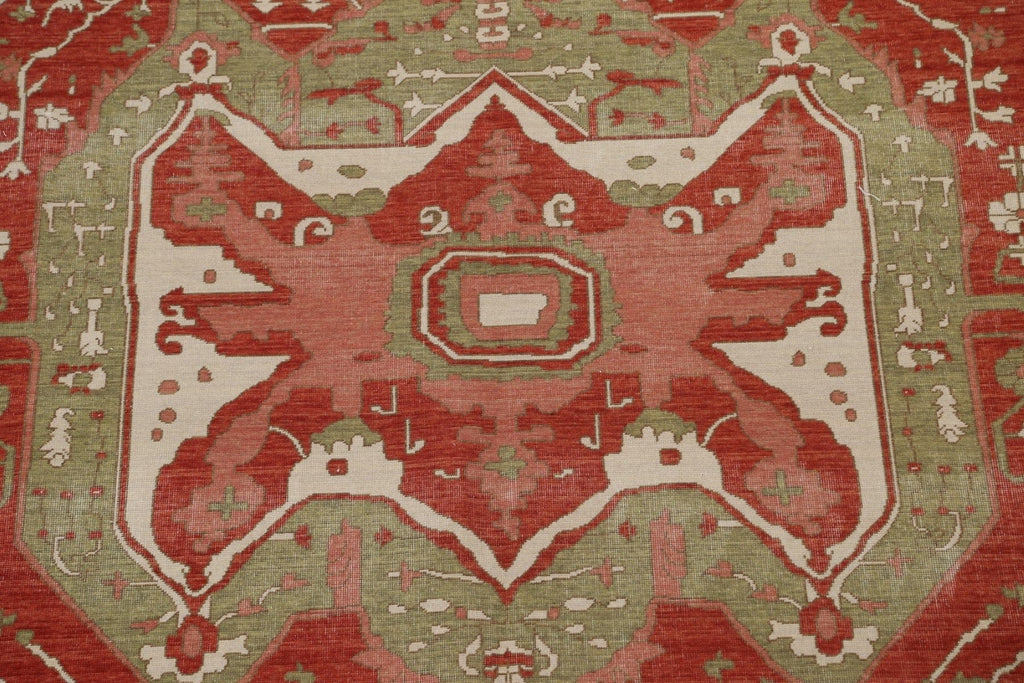 Handmade Wool Heriz Serapi Turkish Rug 9x12