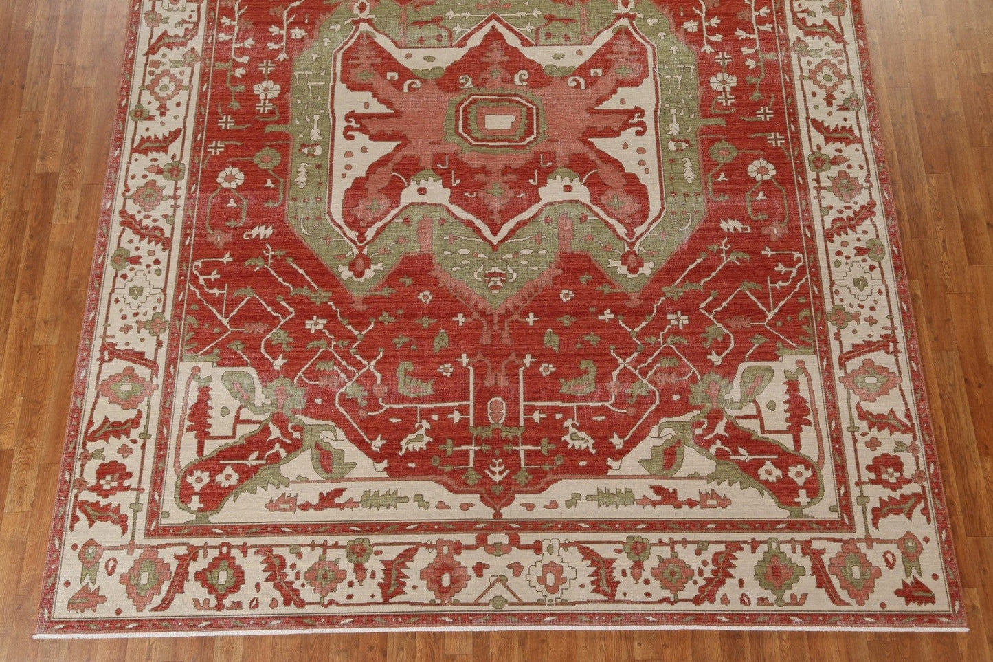 Handmade Wool Heriz Serapi Turkish Rug 9x12