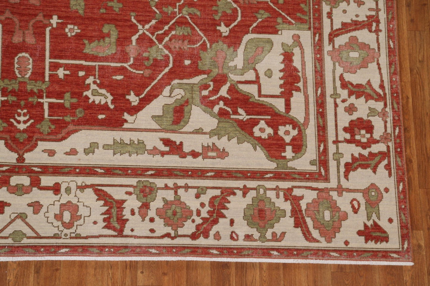 Handmade Wool Heriz Serapi Turkish Rug 9x12