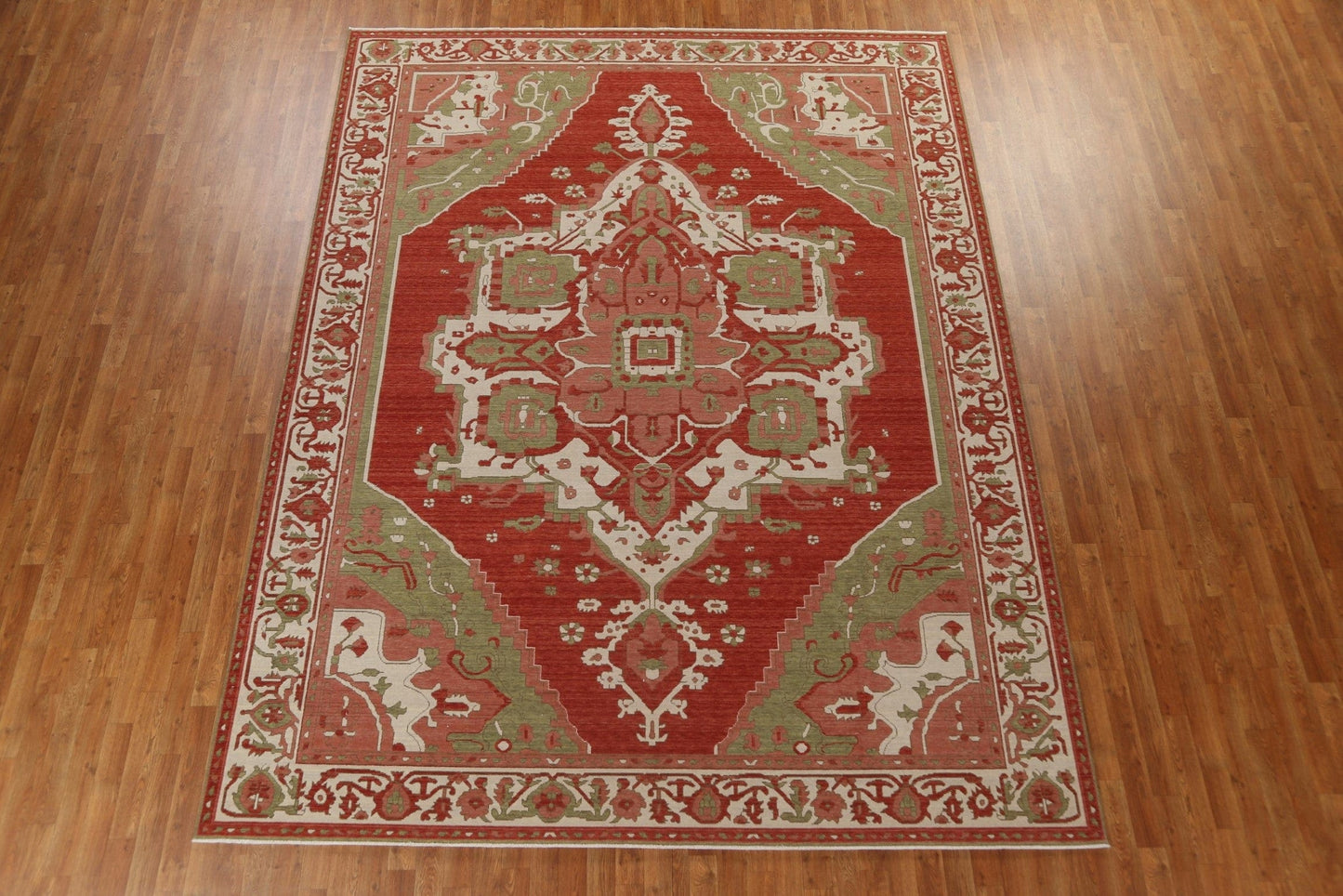 Handmade Wool Heriz Serapi Turkish Rug 9x12