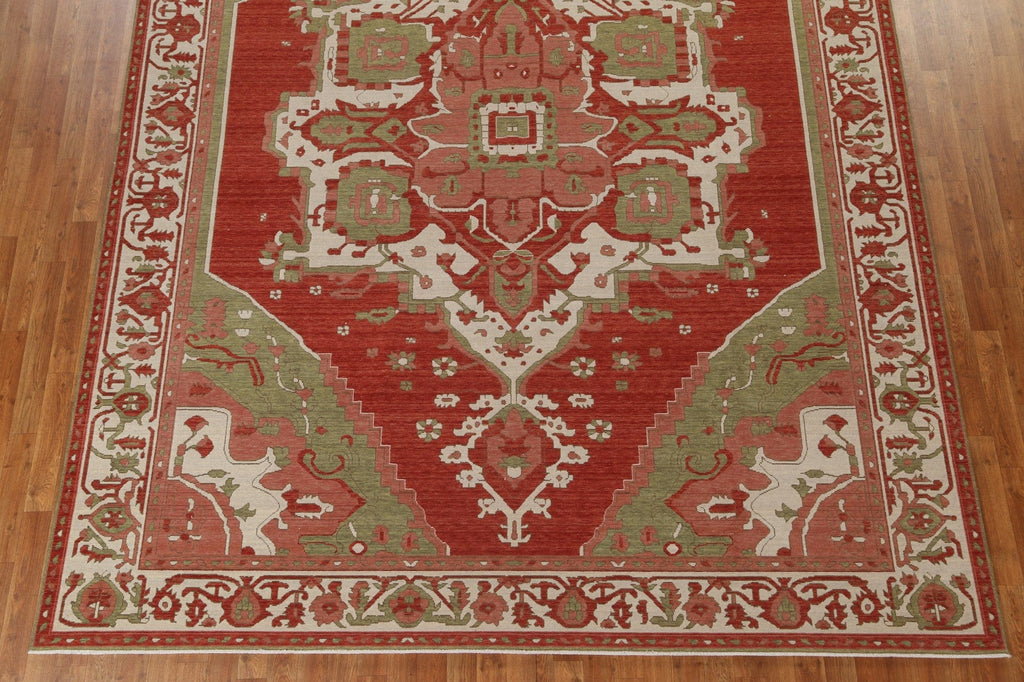 Handmade Wool Heriz Serapi Turkish Rug 9x12