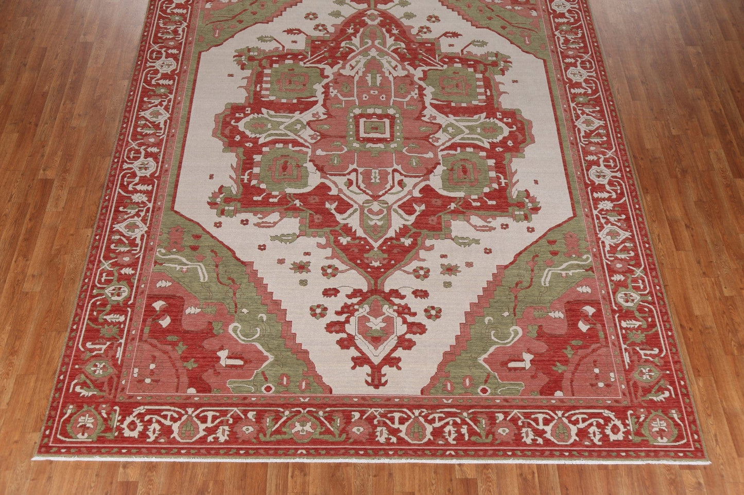 Handmade Wool Heriz Serapi Turkish Rug 9x12