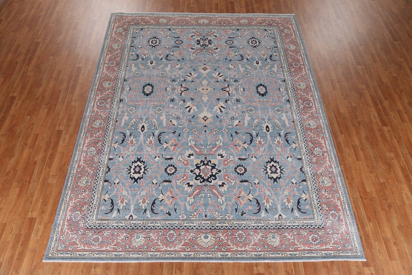 Hand-Knotted Wool Sultanabad Ziegler Oriental Rug 9x12