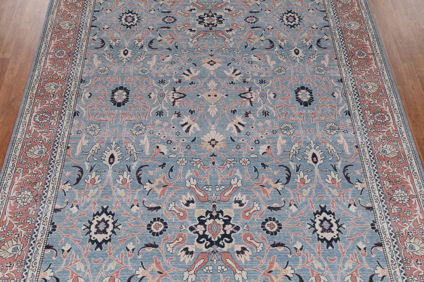 Hand-Knotted Wool Sultanabad Ziegler Oriental Rug 9x12