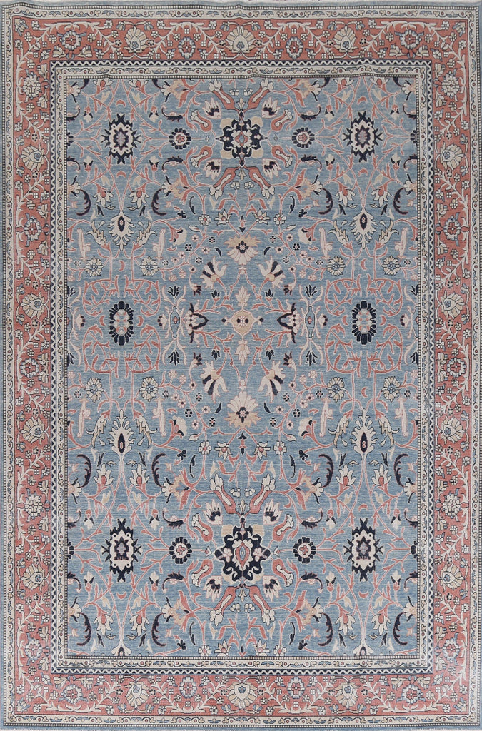 Hand-Knotted Wool Sultanabad Ziegler Oriental Rug 9x12