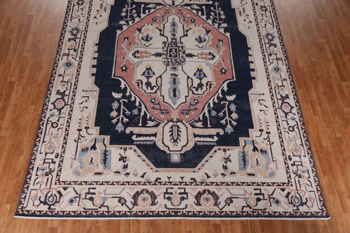 Handmade Heriz Serapi Turkish Wool Rug 9x12