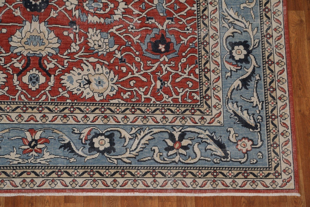 Red Floral Sultanabad Ziegler Turkish Wool Rug 8x10