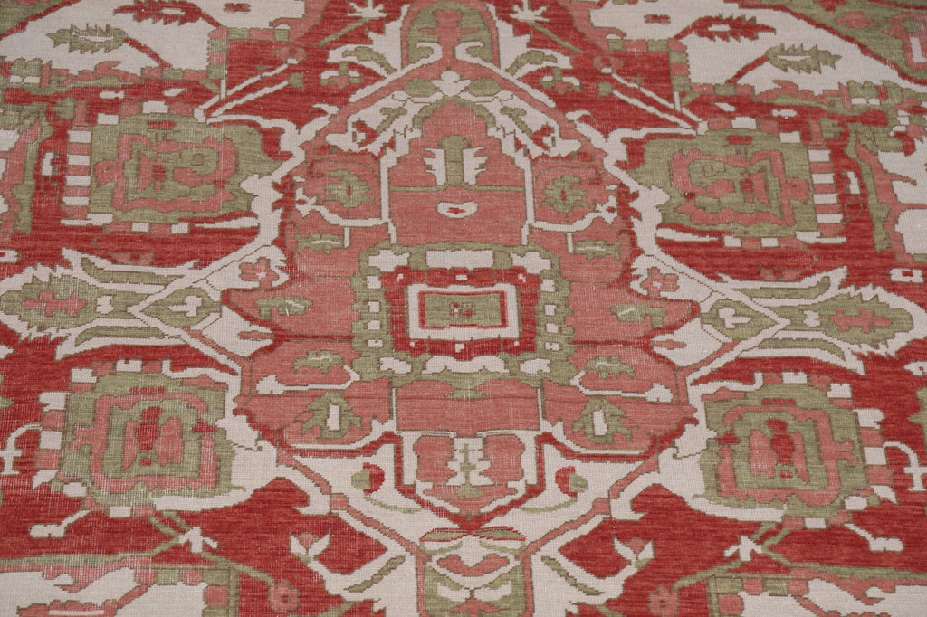 Handmade Heriz Serapi Turkish Wool Rug 8x10