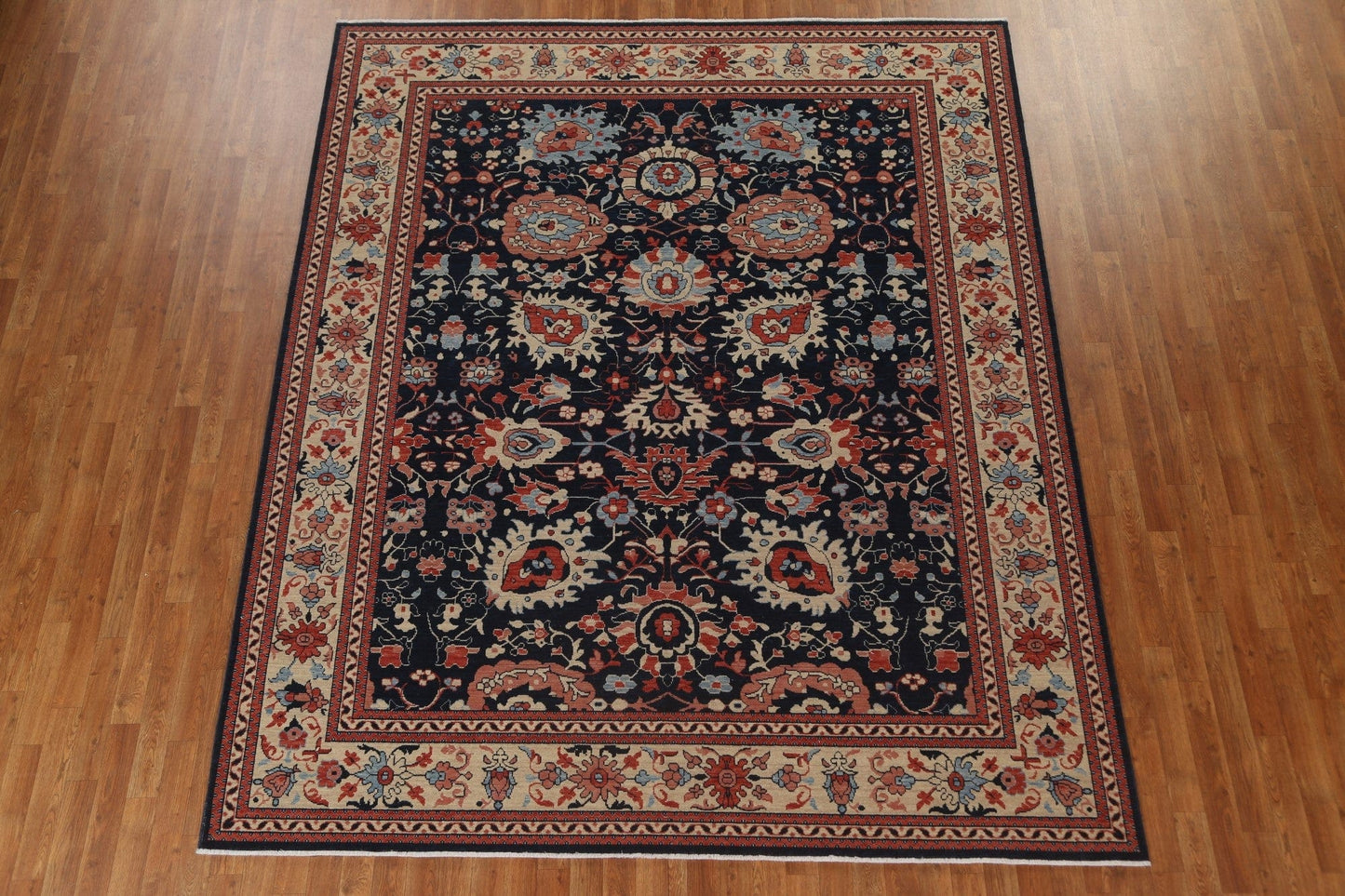 All-Over Floral Sultanabad Ziegler Turkish Wool Rug 8x10