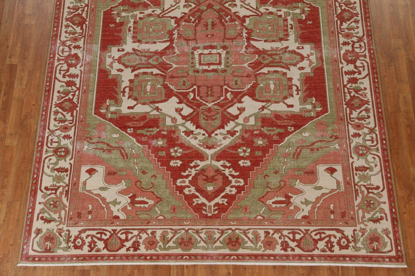 Floral Wool Heriz Serapi Turkish Rug 8x10