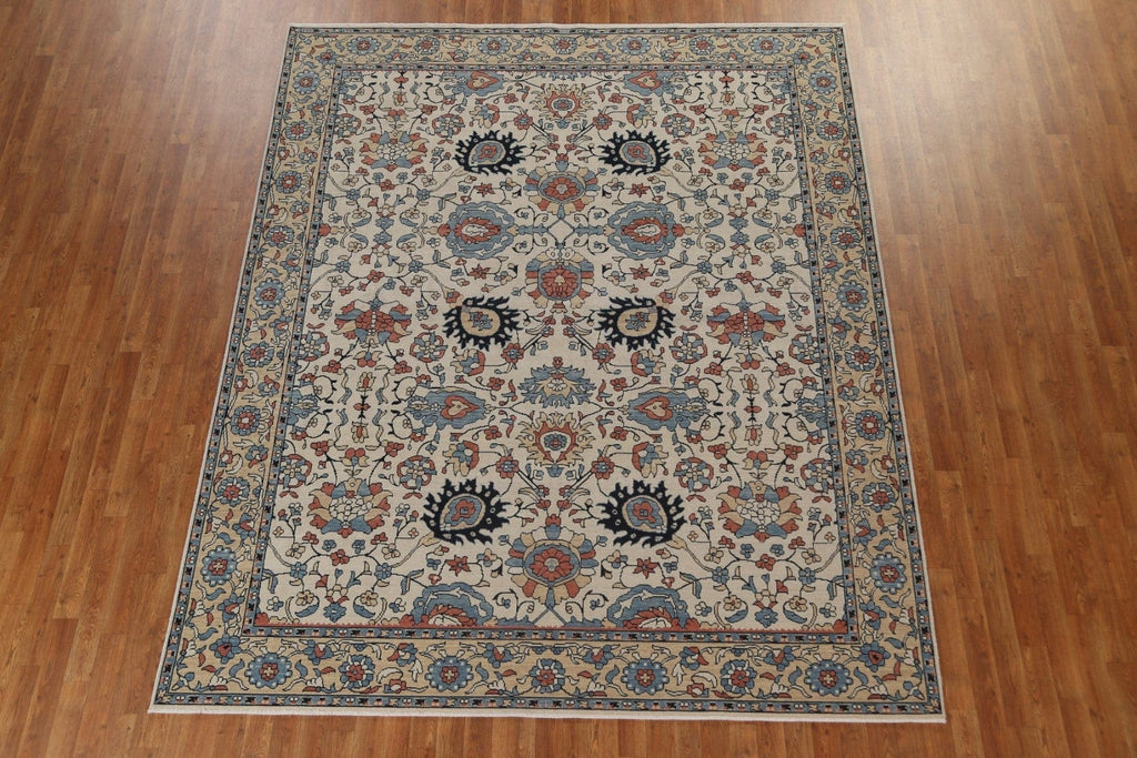 All-Over Floral Sultanabad Ziegler Turkish Wool Rug 8x10