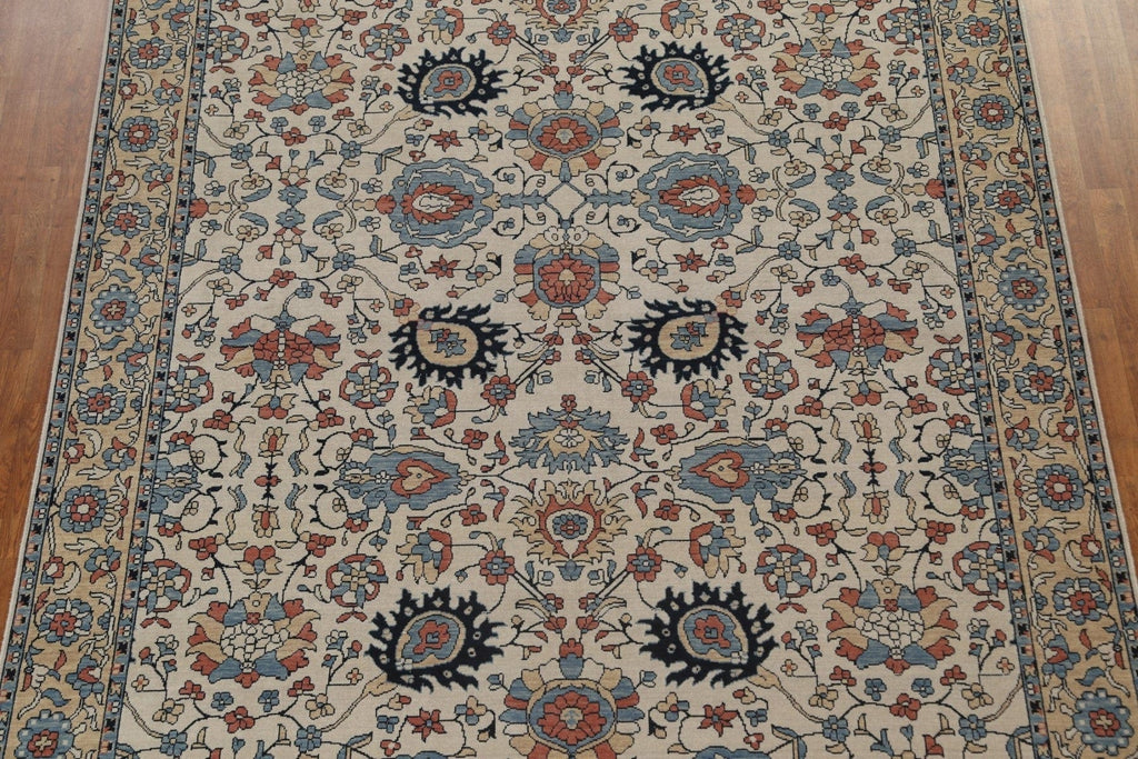 All-Over Floral Sultanabad Ziegler Turkish Wool Rug 8x10