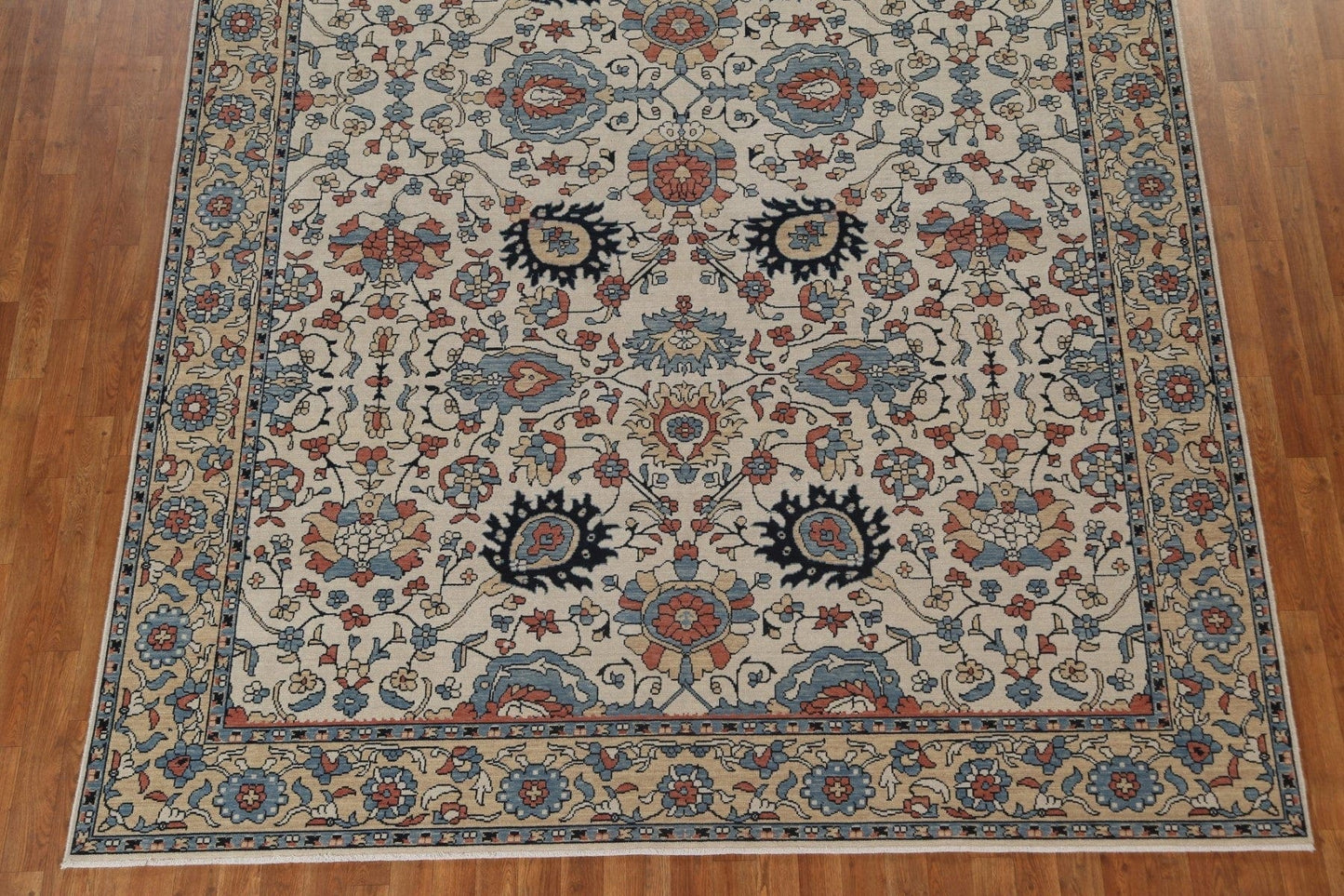 All-Over Floral Sultanabad Ziegler Turkish Wool Rug 8x10