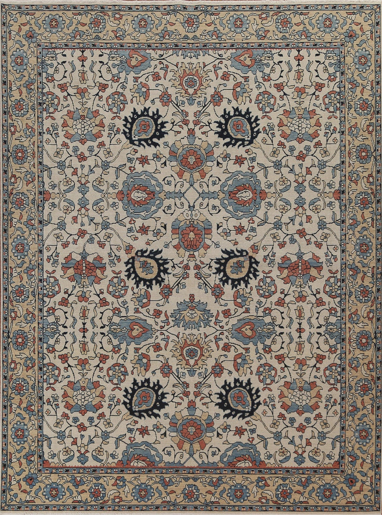 All-Over Floral Sultanabad Ziegler Turkish Wool Rug 8x10