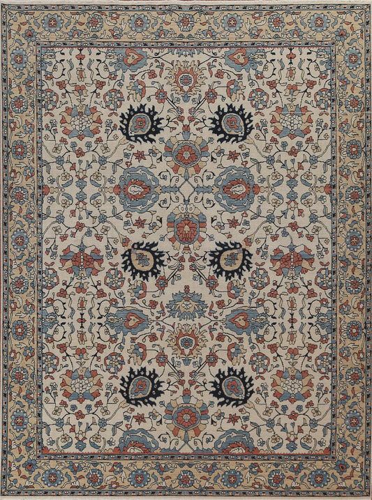 All-Over Floral Sultanabad Ziegler Turkish Wool Rug 8x10