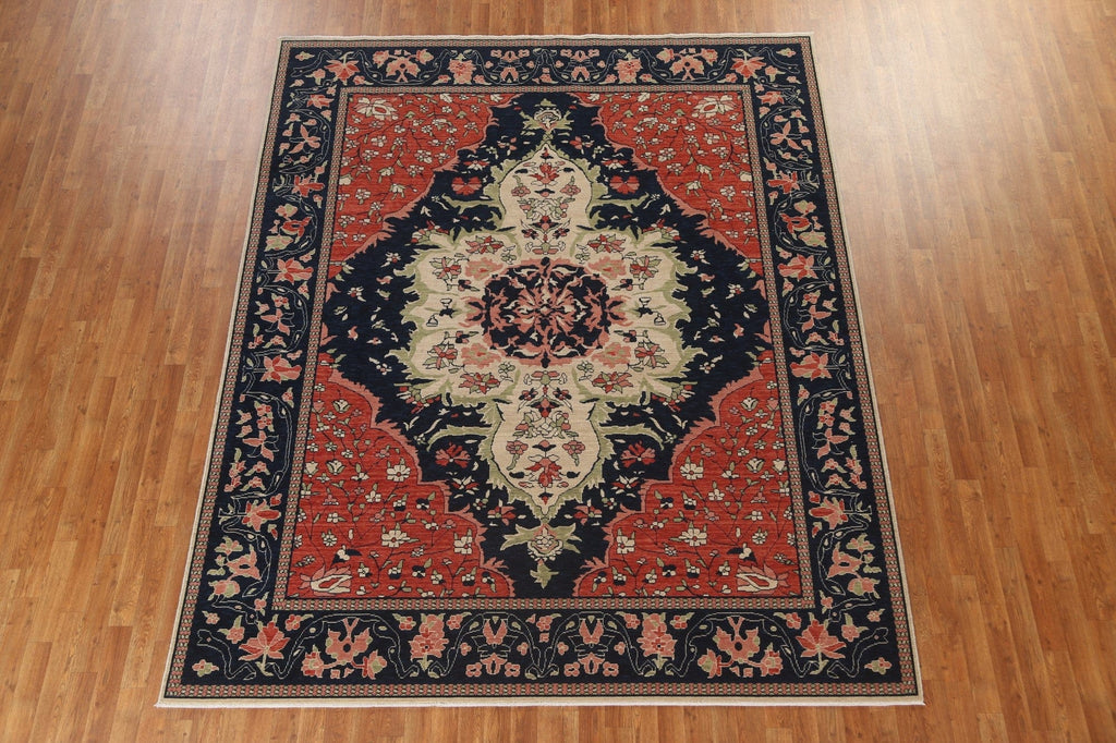 Geometric Handmade Sarouk Farahan Wool Turkish Rug 8x10