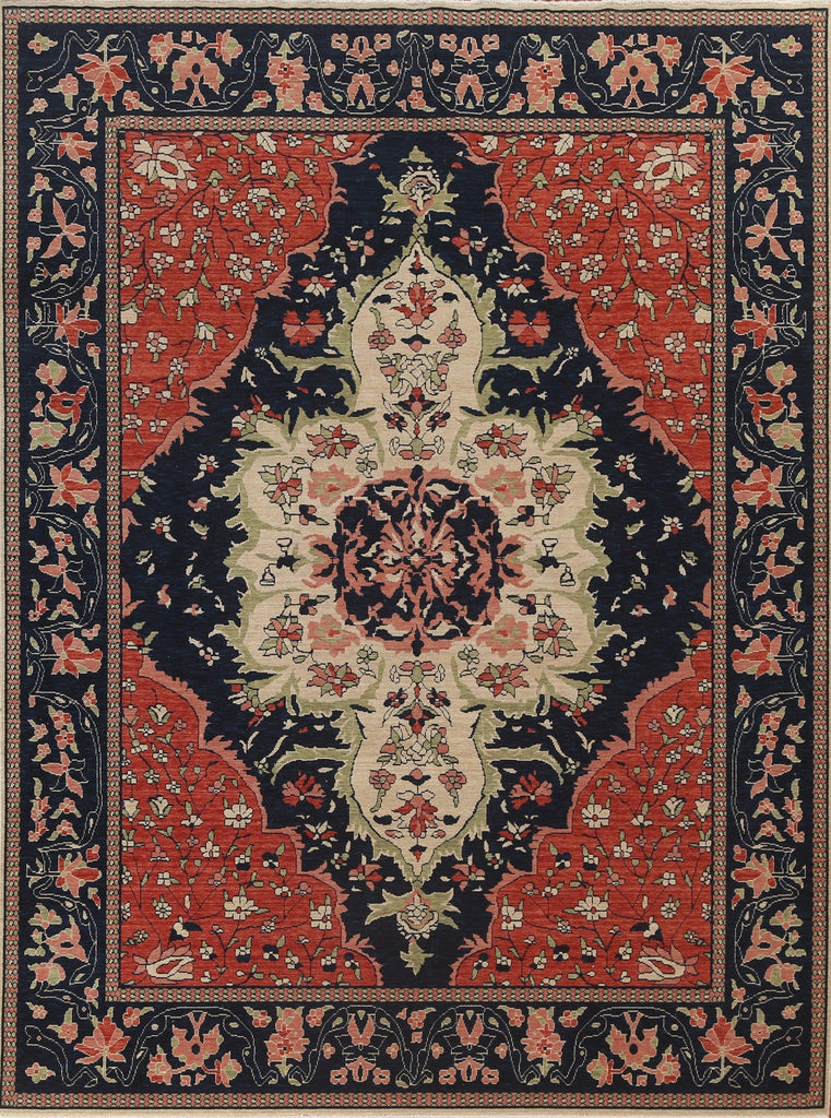 Geometric Handmade Sarouk Farahan Wool Turkish Rug 8x10