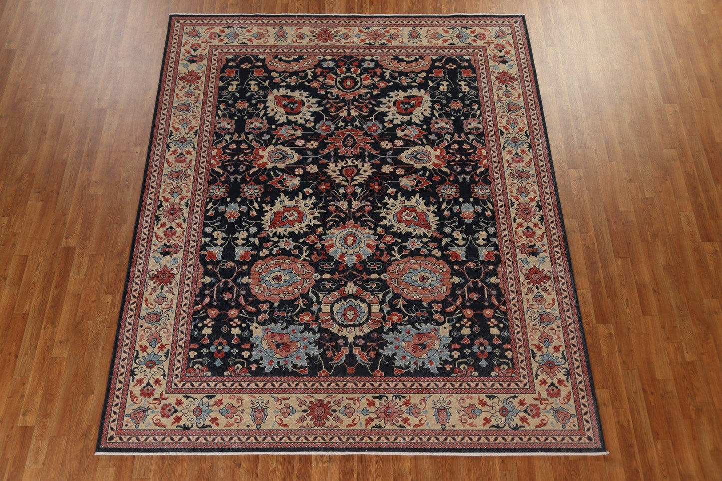 Floral Sultanabad Ziegler Wool Turkish Rug 8x10