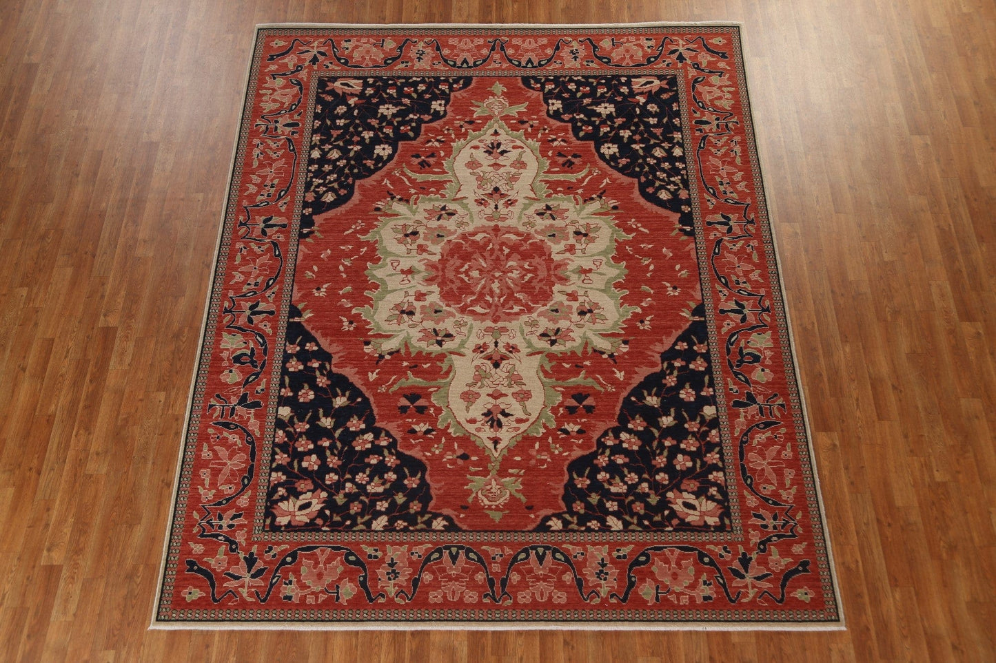 Floral Sarouk Farahan Wool Turkish Rug 8x10