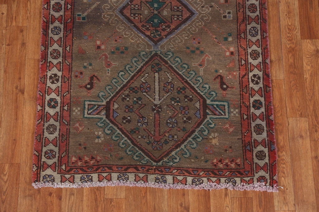 Handmade Wool Yalameh Persian Runner Rug 3x10