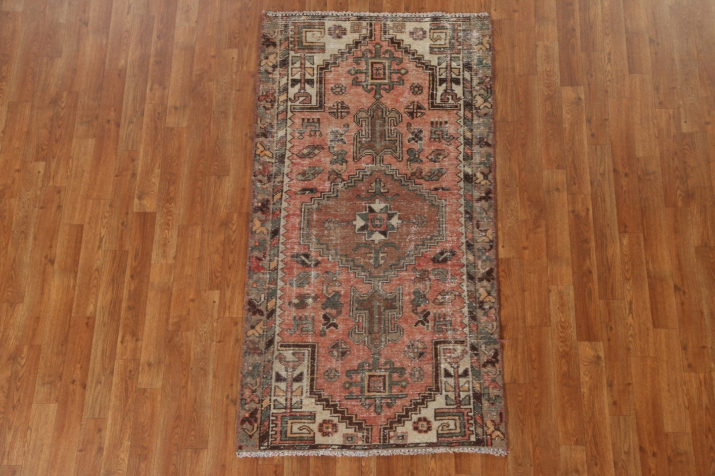 Antique Hamedan Persian Wool Rug 3x6