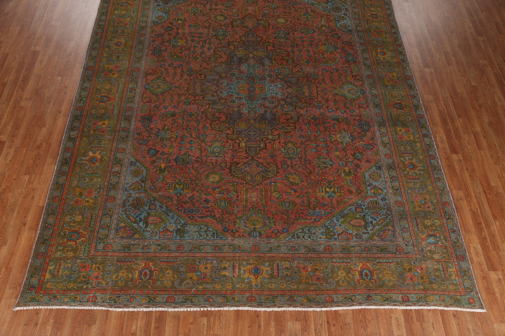 Over-Dyed Tabriz Handmade Persian Rug 10x13