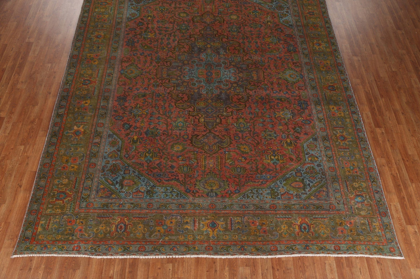 Over-Dyed Tabriz Handmade Persian Rug 10x13