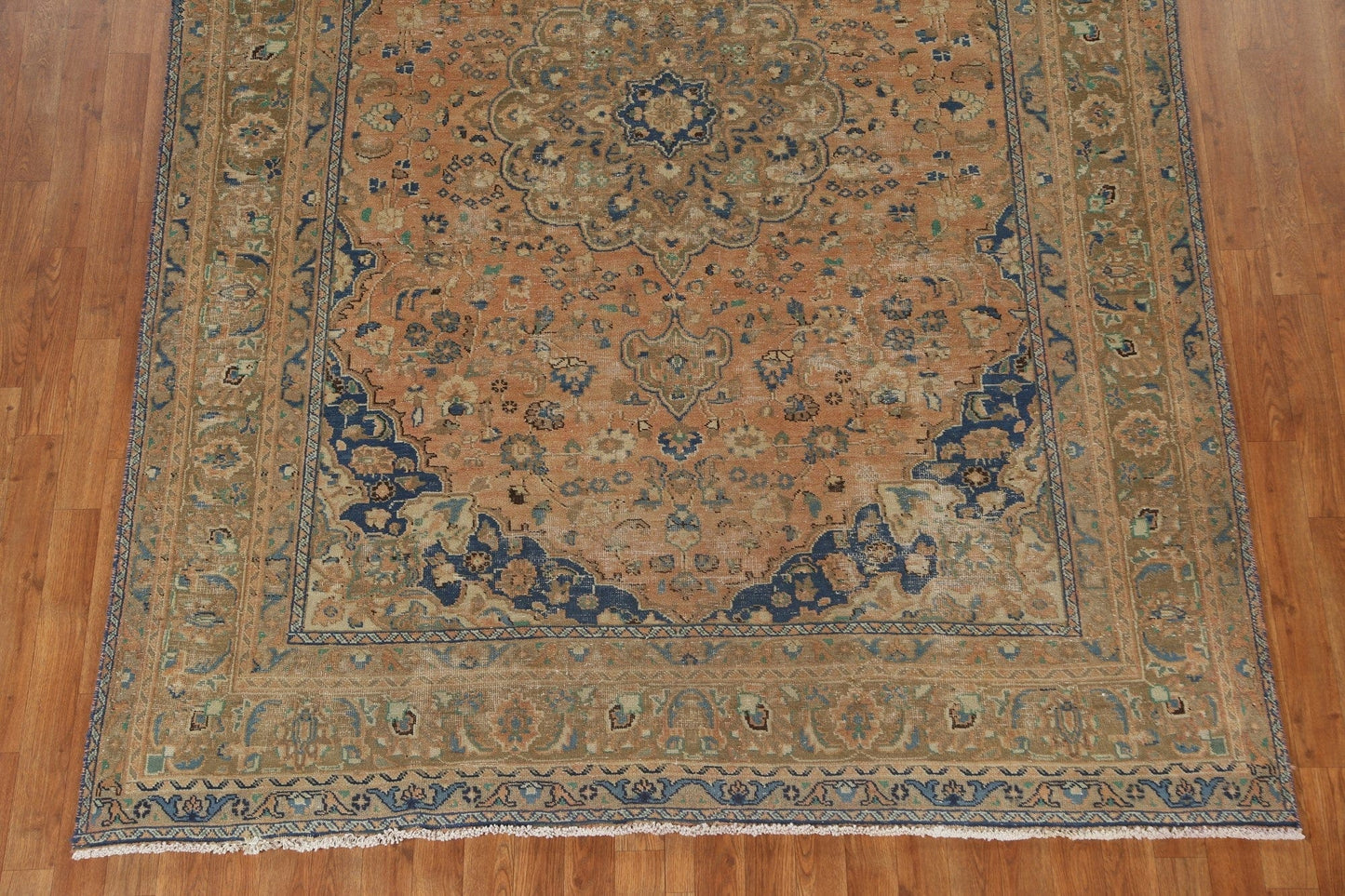 Handmade Wool Mashad Persian Area Rug 7x10