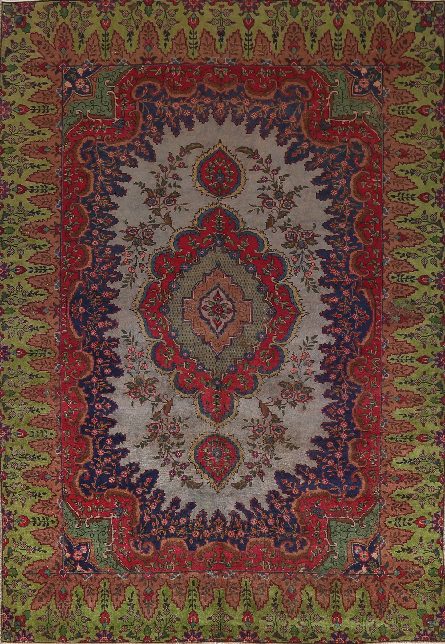 Handmade Wool Tabriz Persian Area Rug 8x11