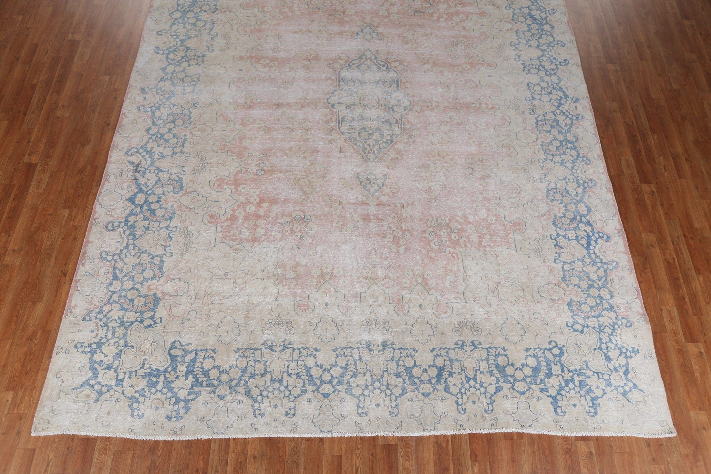 Hand-Knotted Wool Kerman Persian Rug 10x13