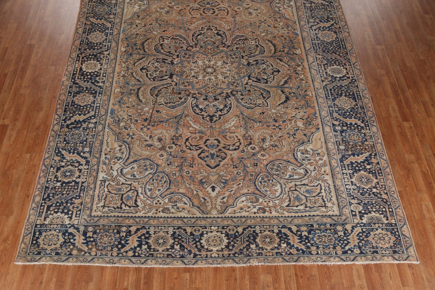 Handmade Floral Heriz Persian Area Rug 10x13