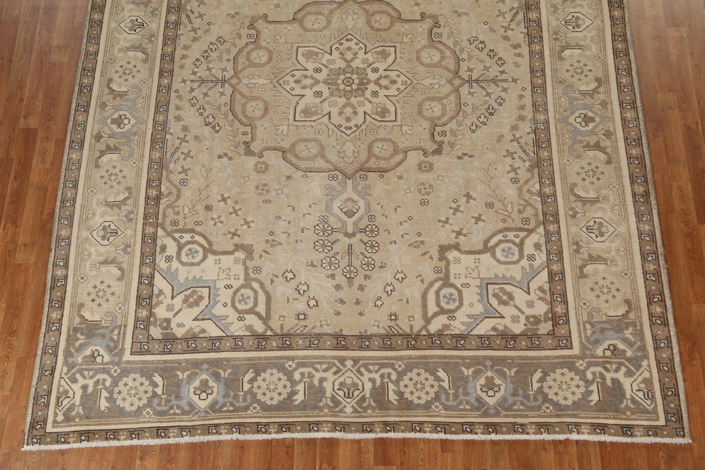 Handmade Wool Heriz Persian Area Rug 8x11