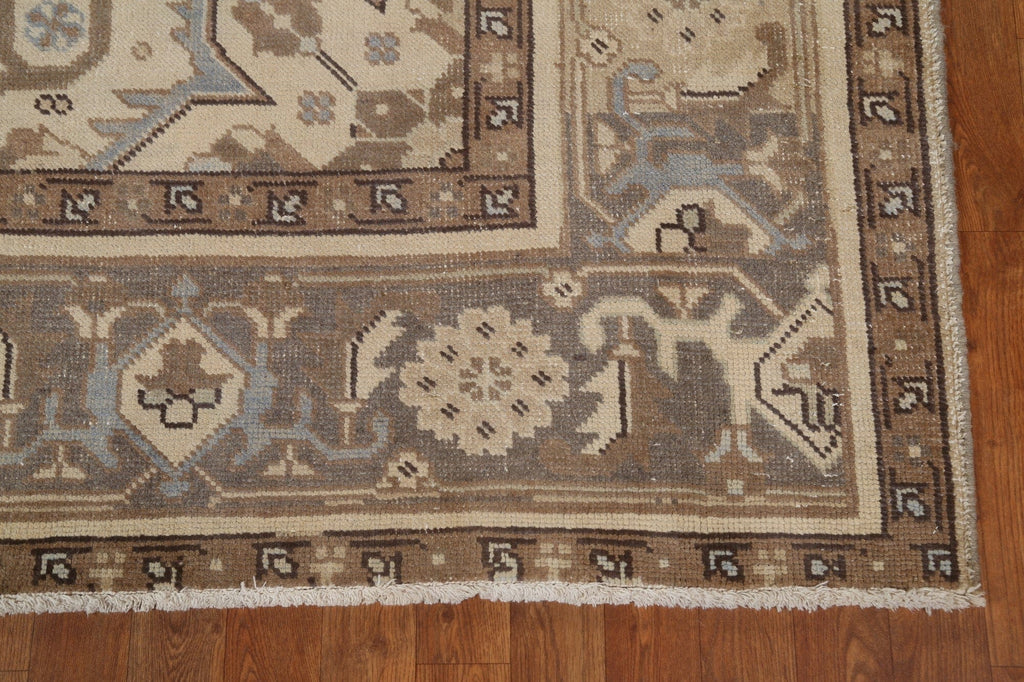 Handmade Wool Heriz Persian Area Rug 8x11