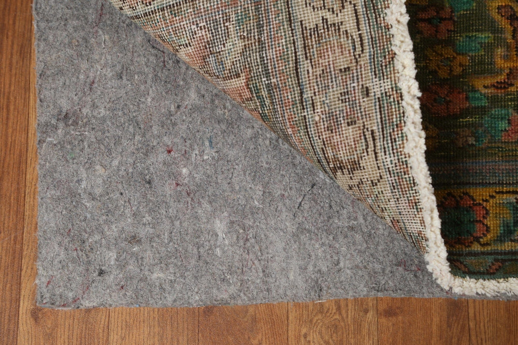 Distressed Over-Dyed Tabriz Persian Area Rug 10x12