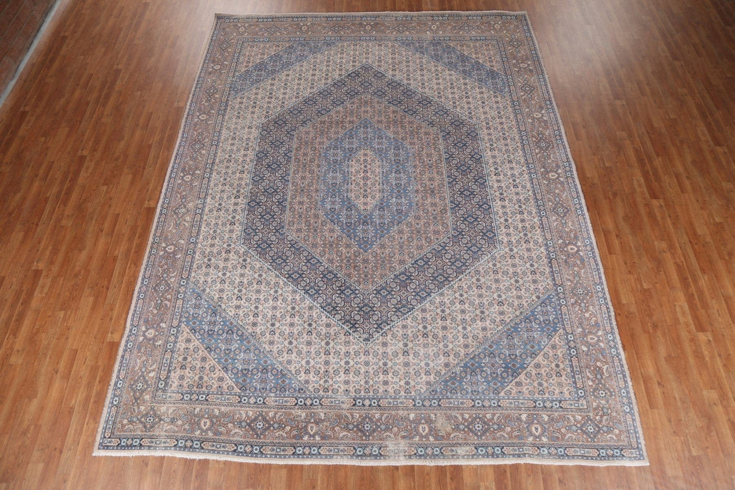 Handmade Geometric Mood Persian Wool Rug 10x13