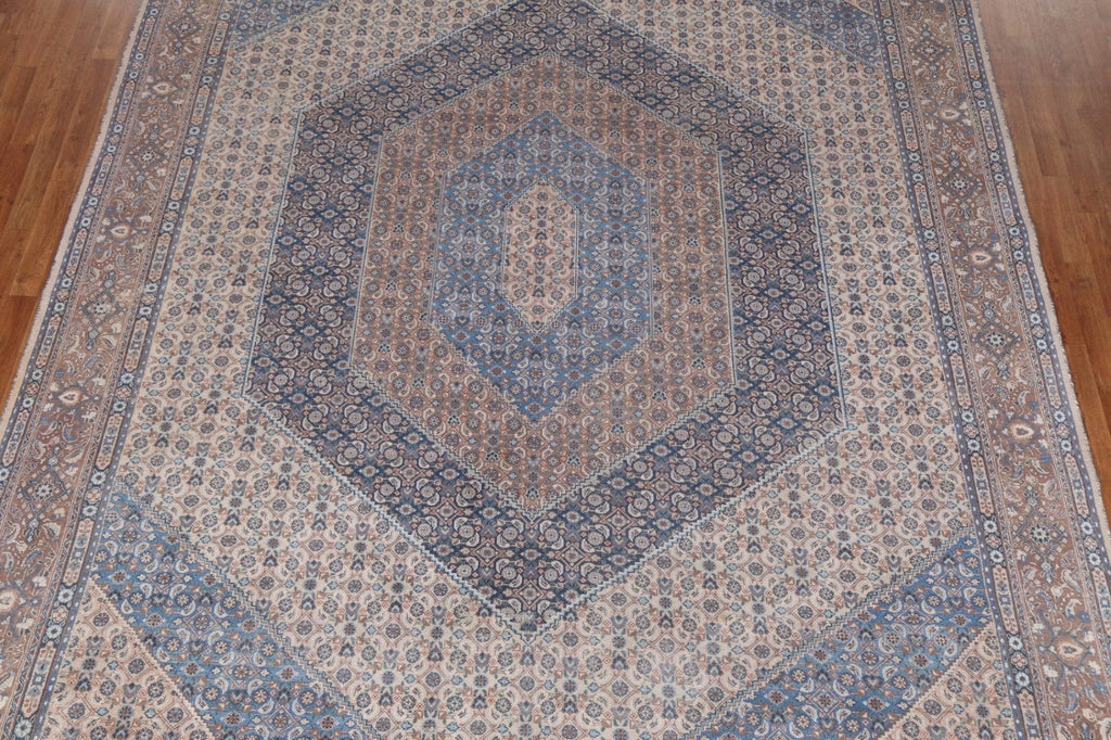 Handmade Geometric Mood Persian Wool Rug 10x13