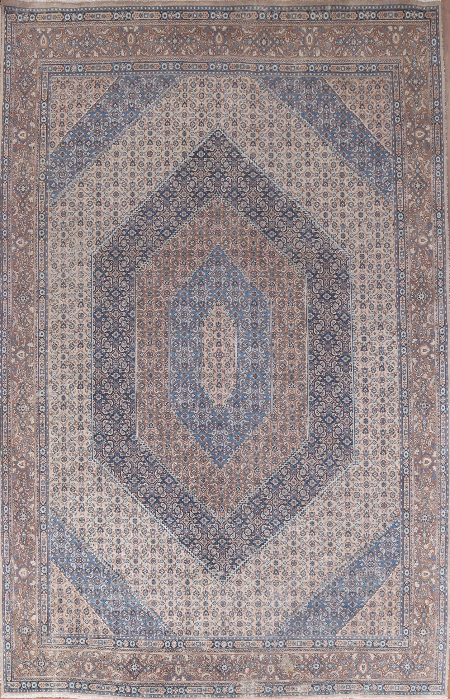 Handmade Geometric Mood Persian Wool Rug 10x13