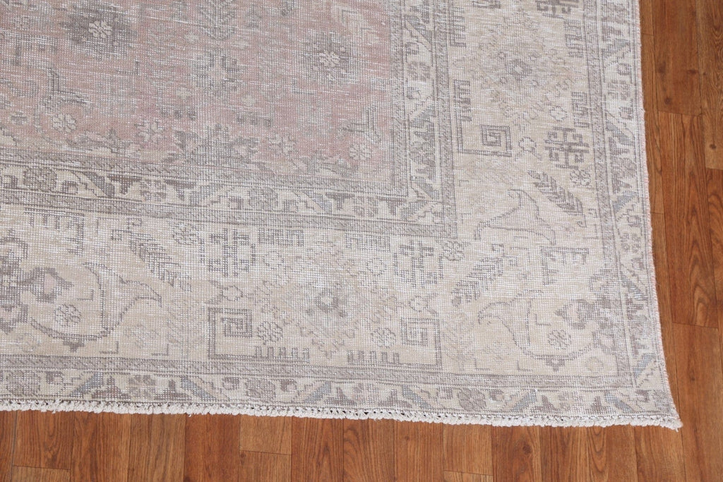 All-over Distressed Wool Tabriz Persian Area Rug 10x12