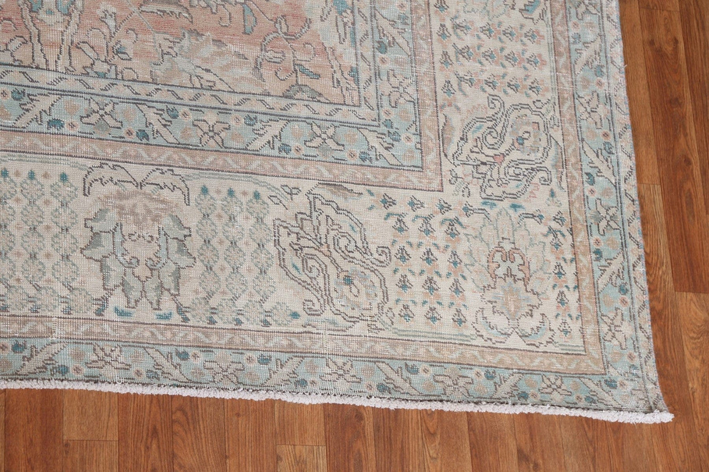 All-Over Floral Tabriz Persian Area Rug 10x13