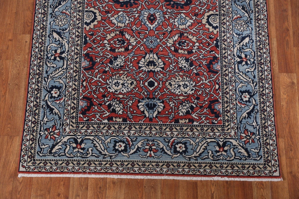 Red Floral Sultanabad Ziegler Wool Turkish Rug 4x6