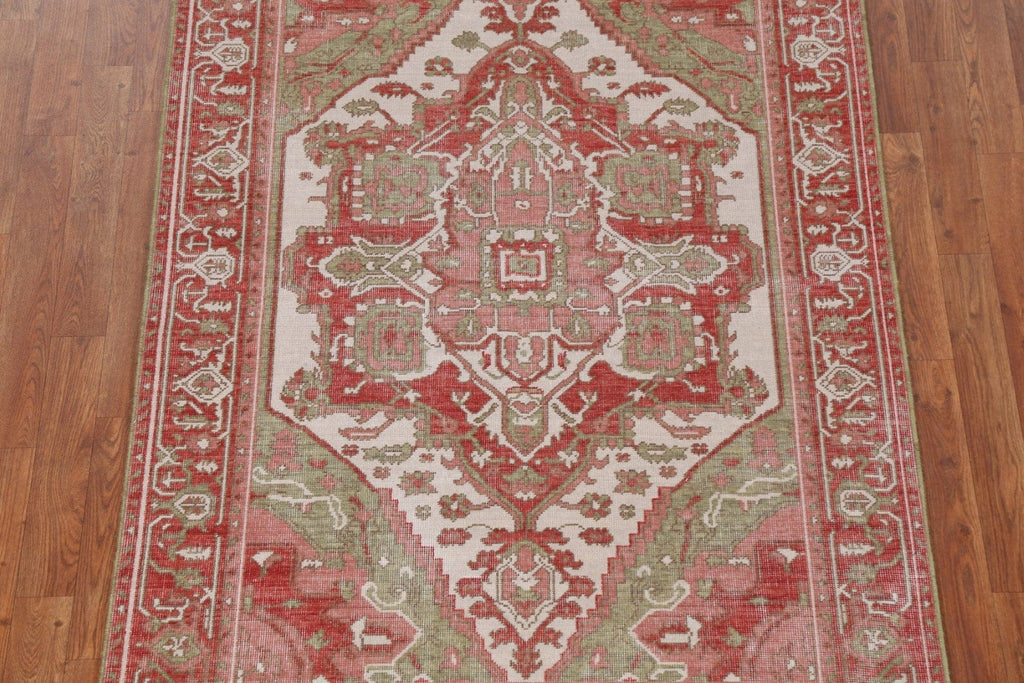 Handmade Heriz Serapi Wool Turkish Rug 4x6