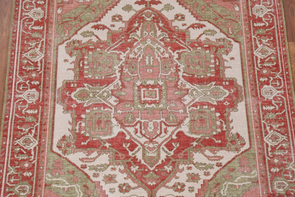 Handmade Heriz Serapi Wool Turkish Rug 4x6