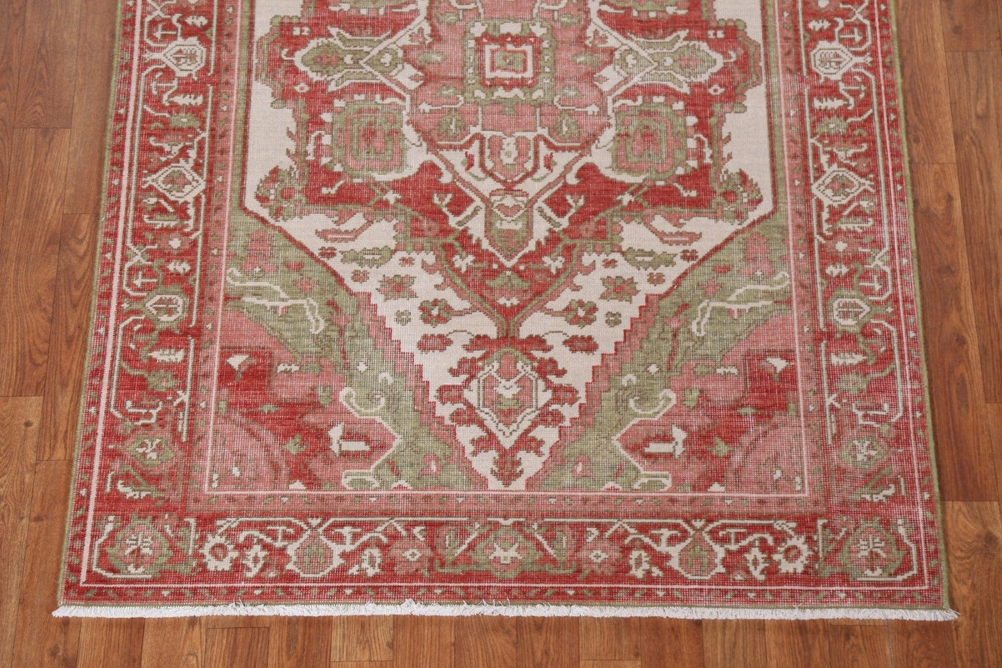 Handmade Heriz Serapi Wool Turkish Rug 4x6