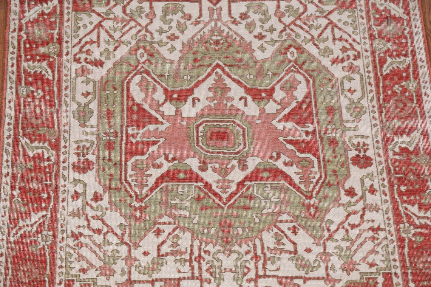 Handmade Heriz Serapi Wool Turkish Rug 4x6