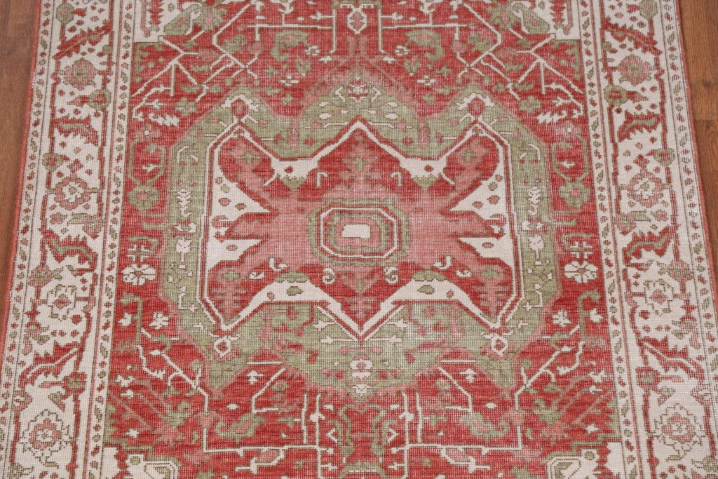 Handmade Heriz Serapi Wool Turkish Rug 4x6