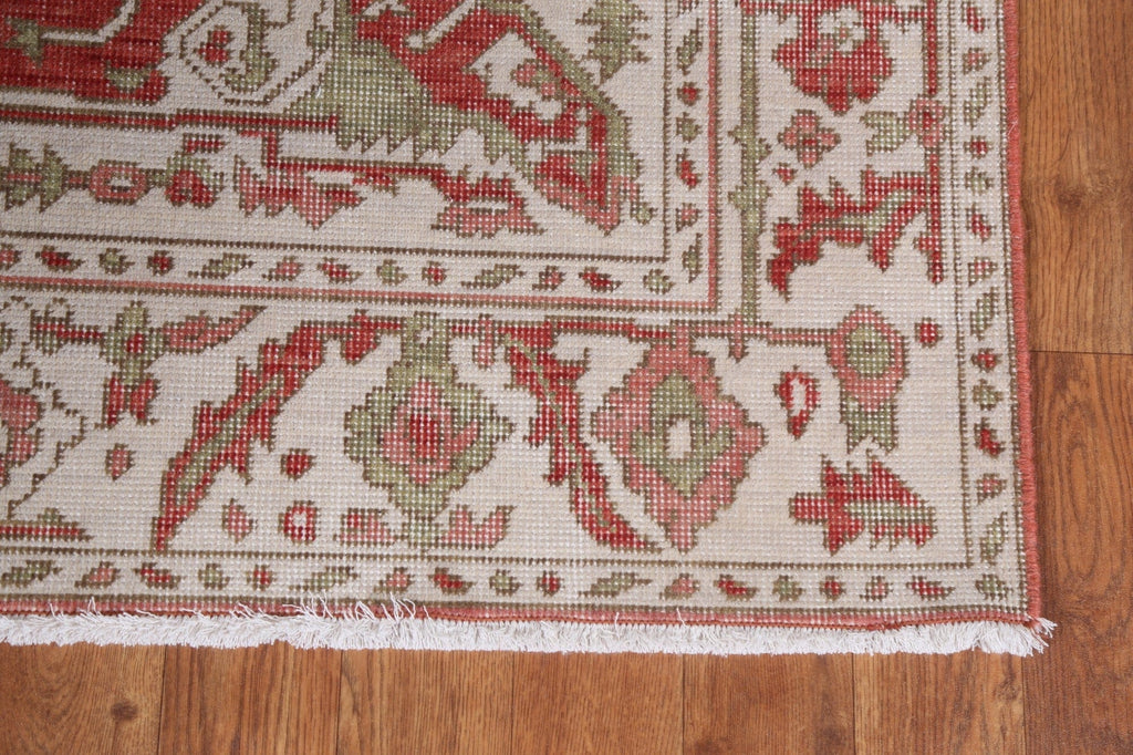 Handmade Heriz Serapi Wool Turkish Rug 4x6