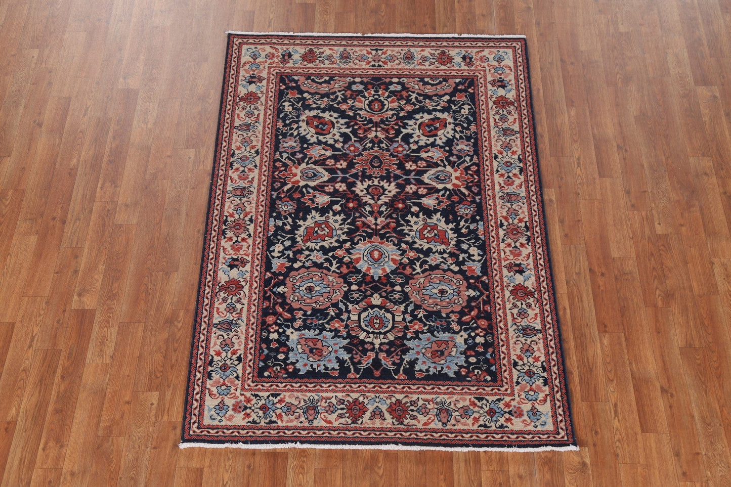 All-Over Floral Sultanabad Ziegler Wool Turkish Rug 4x6