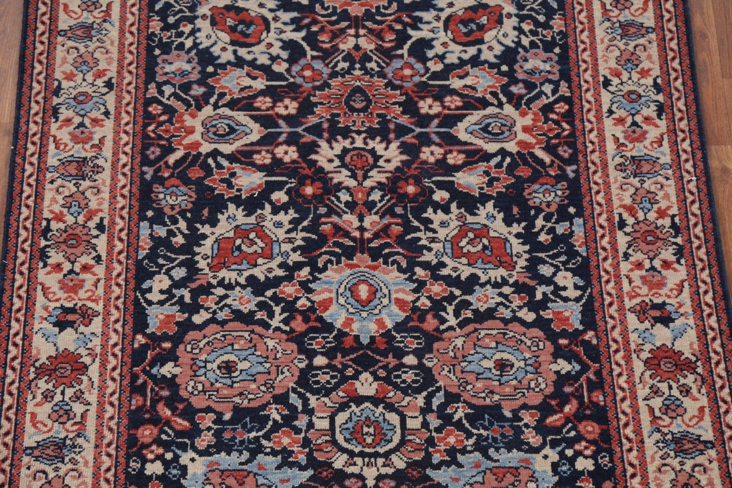 All-Over Floral Sultanabad Ziegler Wool Turkish Rug 4x6